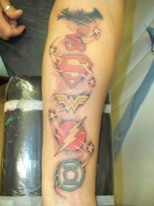 Superhero Logo Tattoos