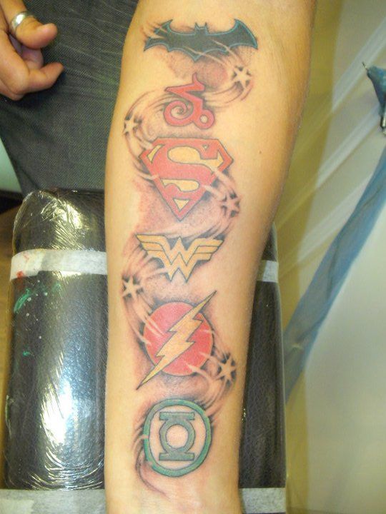 Superhero Tattoos Designs, Ideas and Meaning | Tattoos For You
