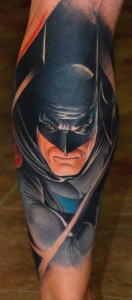 Superhero Tattoos Leg