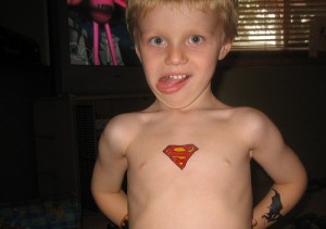 Superhero Tattoos for Kids