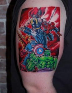 Superhero Tattoos for Men