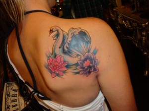 Swan Tattoo Designs Women