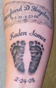 Tattoo Baby Footprints