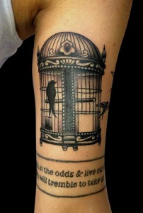 Tattoo Bird Cage