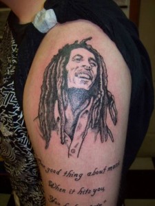 Tattoo Bob Marley