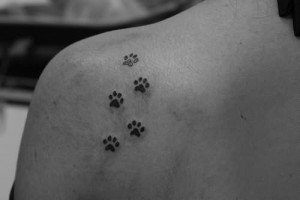 Tattoo Dog Paw Print