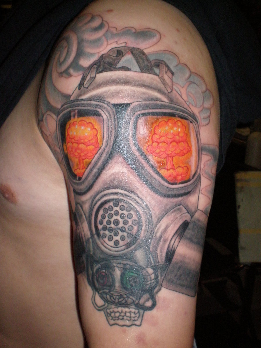 Gas Mask Tattoos Designs, Ideas and Meaning | Tattoos For You