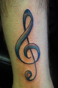 Tattoo Treble Clef