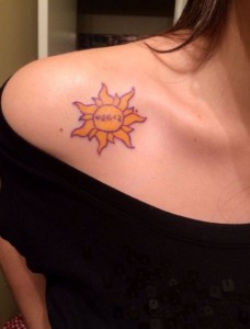 Tattoo on Collarbone