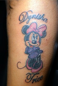 Tattooed Minnie Mouse