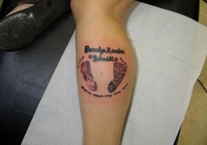 Tattoos of Babies Footprints