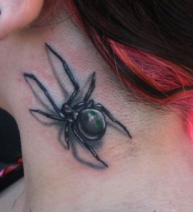 Tattoos of Black Widows