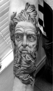 Tattoos of Greek Gods