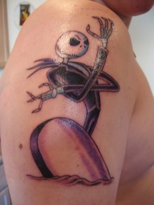 Tattoos of Jack Skellington