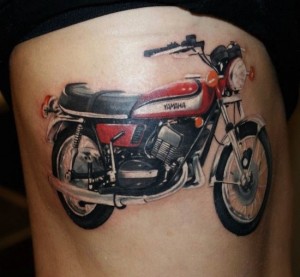 Tattoos of Motorcycles