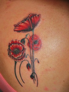 Tattoos of Poppies