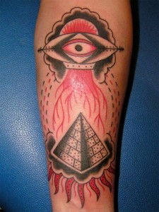 Tattoos of Pyramids