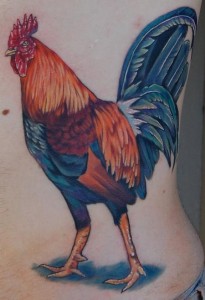 Tattoos of Roosters