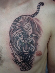 Tattoos of White Tigers