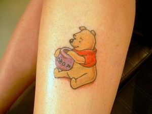Tattoos of Winnie the Pooh