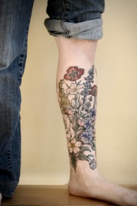 Tattoos on Shin