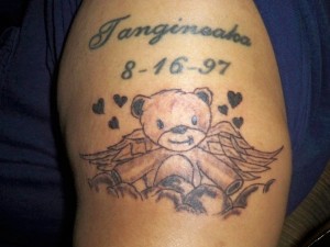 Teddy Bear Angel Tattoos