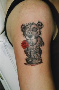 Teddy Bear Tattoos for Men