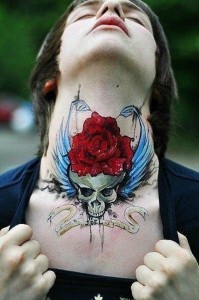 Throat Tattoos Pictures