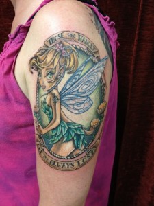 Tinkerbell Pin Up Tattoo