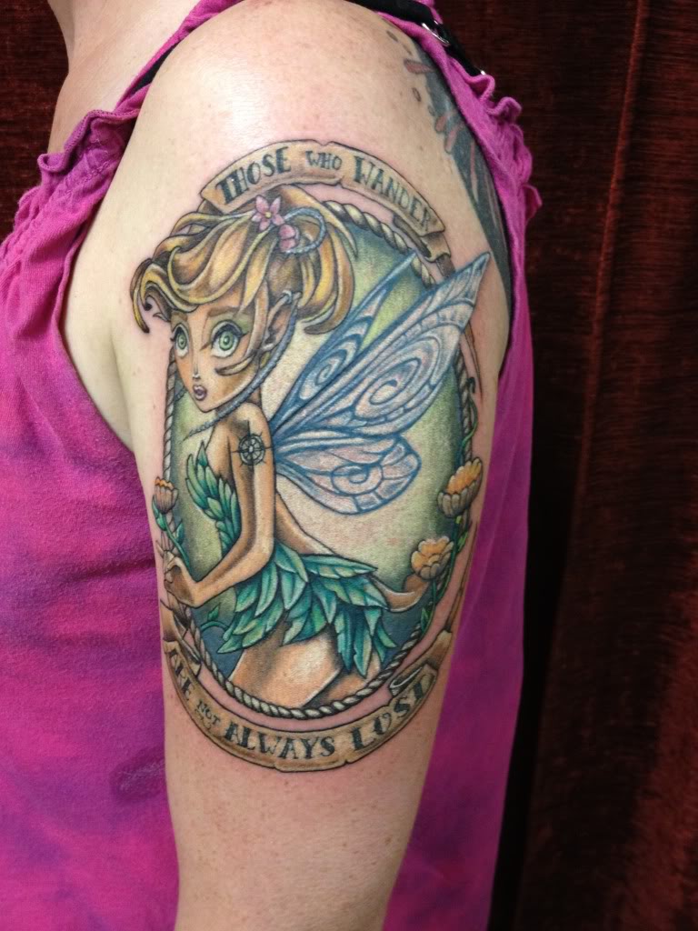 pinup tinkerbell tattoo｜TikTok Search