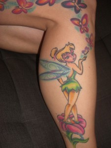 Tinkerbell with Tattoos
