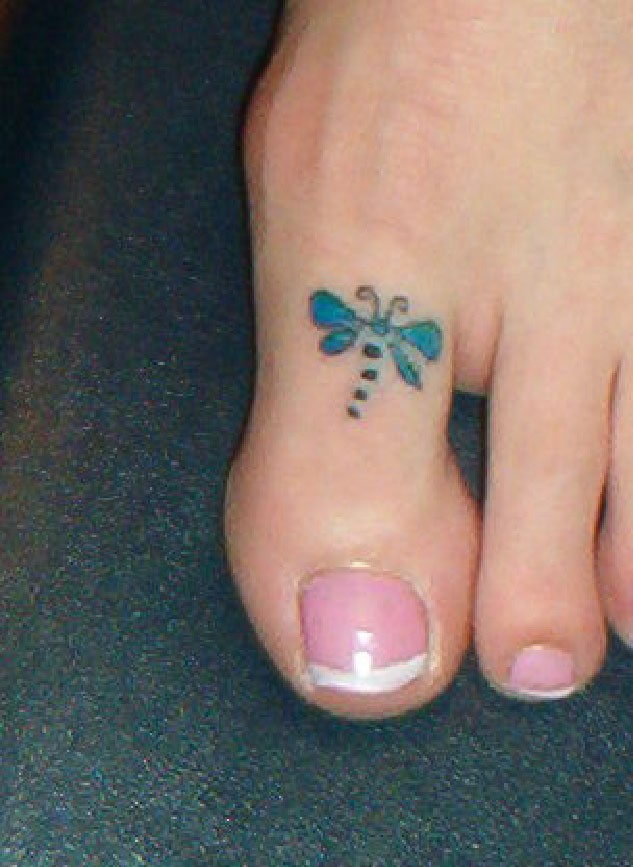 Ring tattoos toe TOE RING