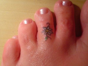 Toe Tattoos for Women