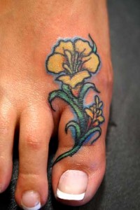 Toes Tattoos