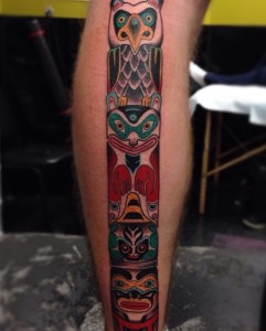 Totem Pole Tattoo