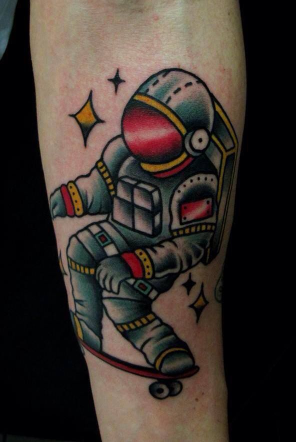 Astronaut Tattoos Designs, Ideas and Meaning | Tattoos For You