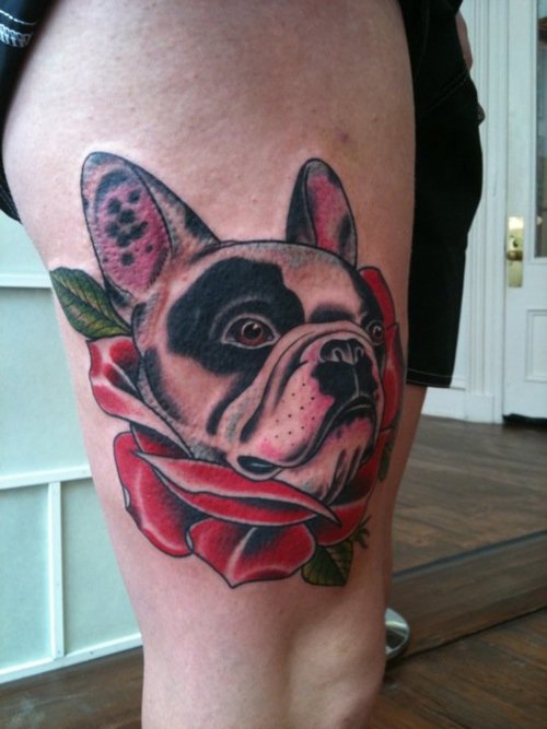 Bulldog Tattoos Designs, Ideas and Meaning | Tattoos For You