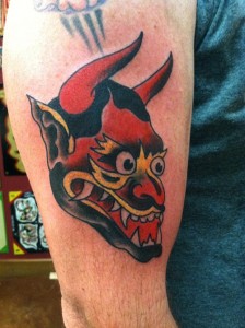 Traditional Devil Tattoo