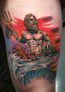 Traditional Poseidon Tattoo