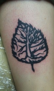 Tree Leaf Tattoos