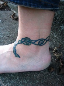 Tribal Ankle Bracelet Tattoos