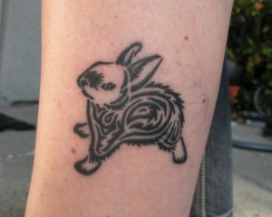 Tribal Bunny Tattoo