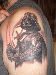 Tribal Darth Vader Tattoo