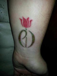 Tulip Tattoos on Wrist