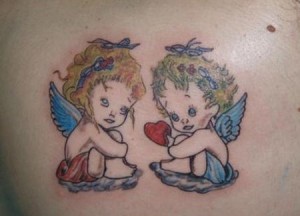 Twin Angel Tattoos