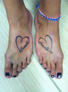 Twin Tattoos for Girls