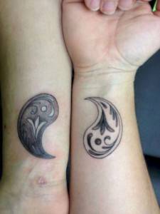 Twin Tattoos for Sisters