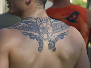 Upper Back Tattoo