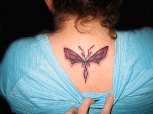 Upper Back Tattoos Female