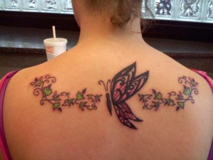 Upper Back Tattoos for Females